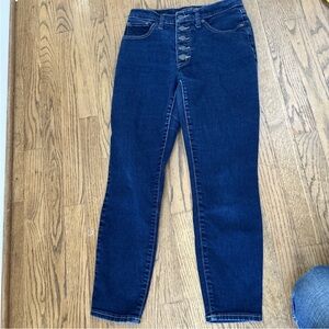 Lucky Brand Bridgette High Rise Skinny Jeans Women’s Denim Button Front 6/28
